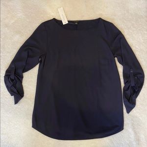 Navy Ann Taylor Long Sleeve. Small.